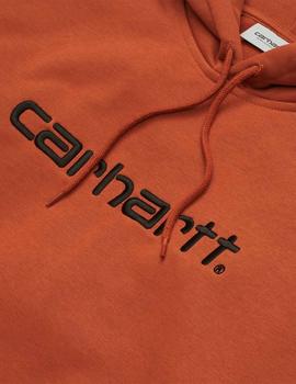 Sudadera con capucha CARHARTT SWEAT - Cinnamon/Black