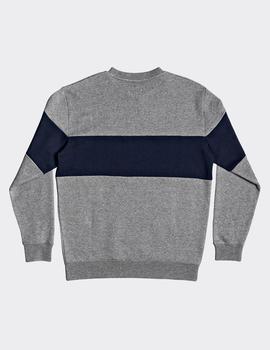 Sudadera Dc Shoes Crew RIOT COLORBLOCK - Medium Grey Heathe