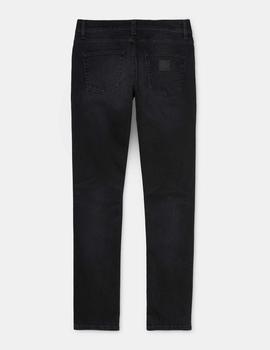 Pantalón Carhartt REBEL - Black Mid Worn Wash