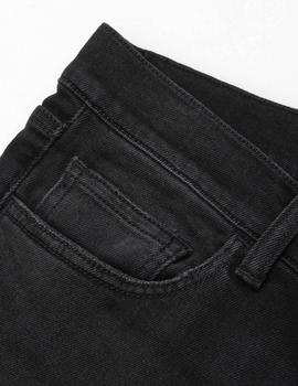 Pantalón Carhartt REBEL - Black Mid Worn Wash