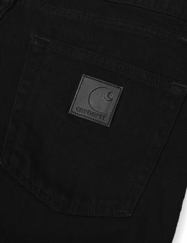 Pantalón Carhartt REBEL - Black Rinsed