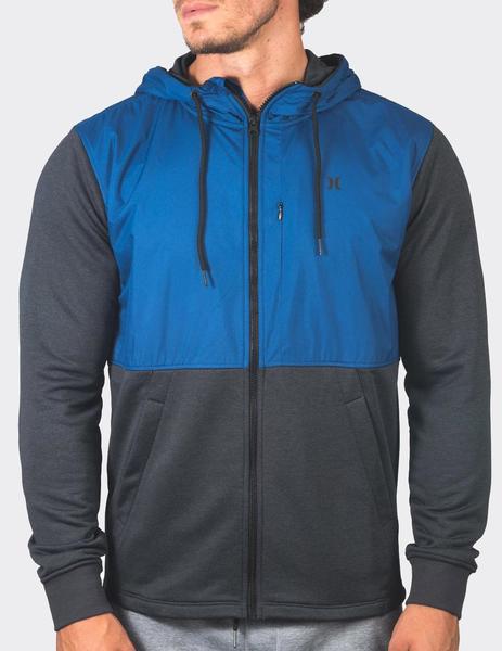 Sudadera Capucha Hurley DF DISPERSE SIEGE Coastal Blue