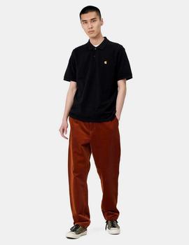 Polo Carhartt CHASE - Negro