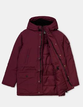 Cazadora Carhartt ANCHORAGE PARKA - Merlot black