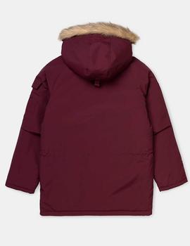 Cazadora Carhartt ANCHORAGE PARKA - Merlot black