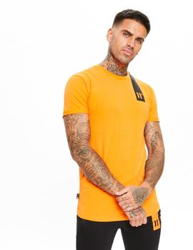 Camiseta Eleven TOPAZ MUSCLE FIT - Orange / Black