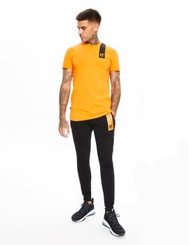 Camiseta Eleven TOPAZ MUSCLE FIT - Orange / Black