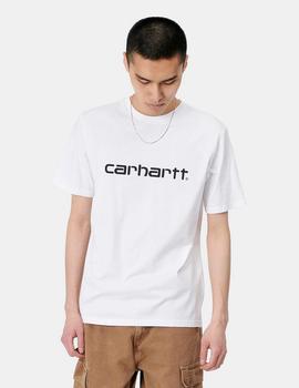 Camiseta Carhartt SCRIPT - Blanco/Negro