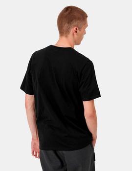 Camiseta Carhartt SCRIPT - Negro/Reflectante Negro