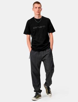 Camiseta Carhartt SCRIPT - Negro/Reflectante Negro
