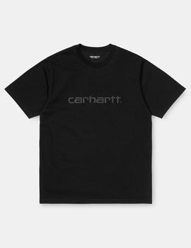 Camiseta Carhartt SCRIPT - Negro/Reflectante Negro