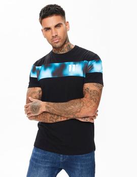 Camiseta Eleven CARBON PRINT PANEL - Black