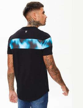 Camiseta Eleven CARBON PRINT PANEL - Black