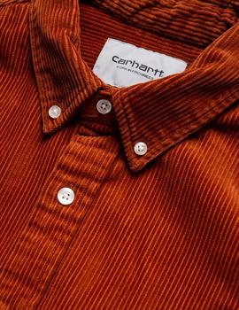 Camisa Carhartt MADISON CORD LS - Brandy