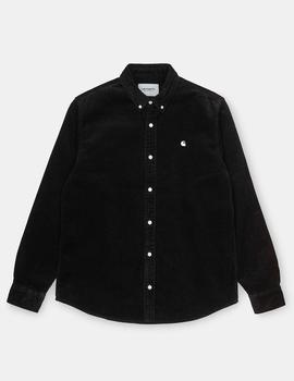 Camisa Carhartt MADISON CORD LS - Negro