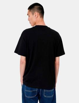 Camiseta SCRIPT EMBROIDERY - Negro/Blanco