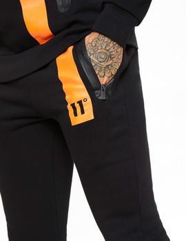 Pantalón Chandal Eleven TOPAZ SKINNY FIT - Black / Orange