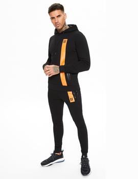 Pantalón Chandal Eleven TOPAZ SKINNY FIT - Black / Orange