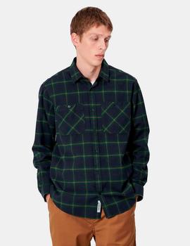 Camisa DARREN LS - Verde Botella