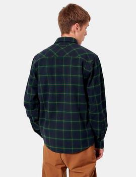 Camisa DARREN LS - Verde Botella