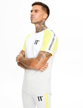 Camiseta Eleven CUT AND SEW CHEVRON MUSCLE FIT - Yellow /