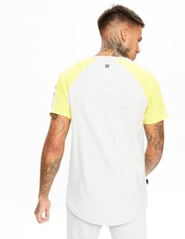 Camiseta Eleven CUT AND SEW CHEVRON MUSCLE FIT - Yellow /