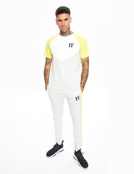 Camiseta Eleven CUT AND SEW CHEVRON MUSCLE FIT - Yellow /