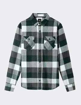 Camisa BOX FLANNEL - Verde/Azul