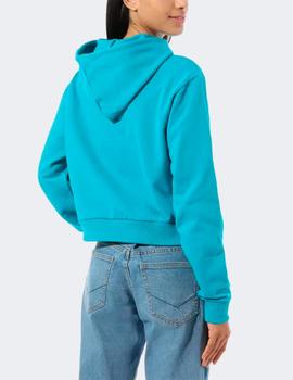 Sudadera Capucha Vans KAYE CROP - Azul