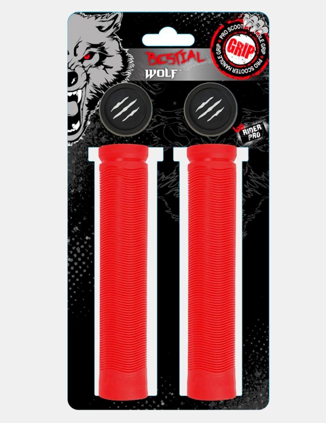 Manguitos Scooter BESTIAL WOLF RS81 155MM - Rojo