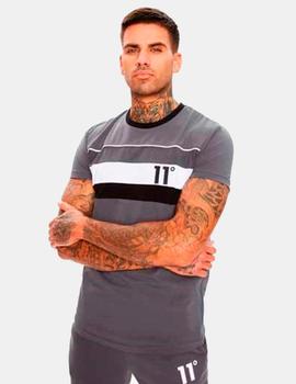 Camiseta Eleven Degrees MERCURY MESH MUSCLE FIT - Slate Grey