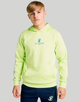 Sudadera ILLUSIVE LONDON LOGO - Lime