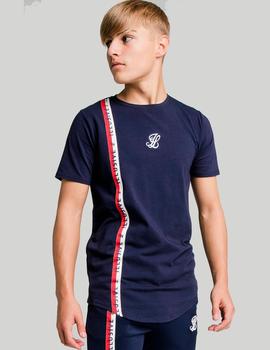 Camiseta ILLUSIVE LONDON SIDE TAPE - Navy