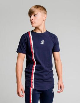 Camiseta ILLUSIVE LONDON SIDE TAPE - Navy