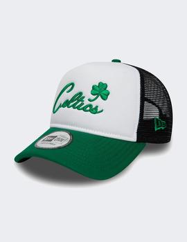 Gorra New era TEAM TRUCKER COLOUR BLOCK CELTICS - Blanco