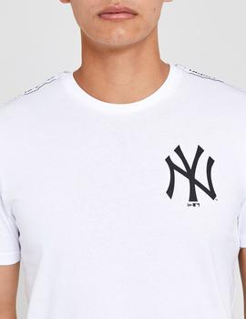 Camiseta New era TAPING NY YANKEES - Blanco