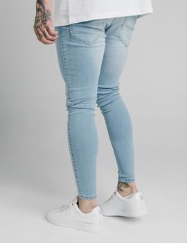 Pantalón SikSilk SKINNY DENIM - Light blue