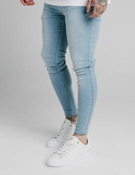 Pantalón SikSilk SKINNY DENIM - Light blue