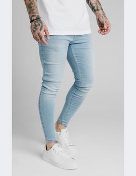 Pantalón SikSilk SKINNY DENIM - Light blue