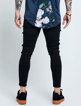 Pantalón SikSilk DISTRESSED SKINNY  - Black