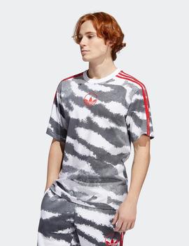 Camiseta Adidas ZEBRA AOP - Blanco