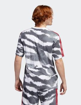 Camiseta Adidas ZEBRA AOP - Blanco