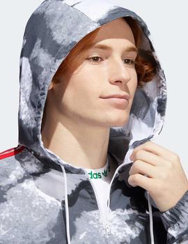 Sudadera Capucha Adidas ZEBRA AOP - Blanco