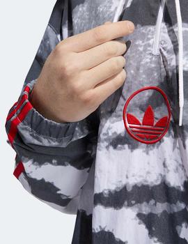 Sudadera Capucha Adidas ZEBRA AOP - Blanco