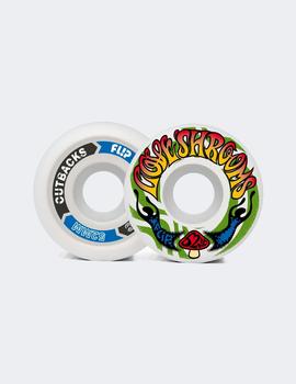 Ruedas Flip CUTBACK LOVESHROOM 52mm 99a White (4 ruedas)