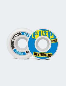 Ruedas Flip CUTBACK DESTROYER 52mm 99a Blue (4 ruedas)