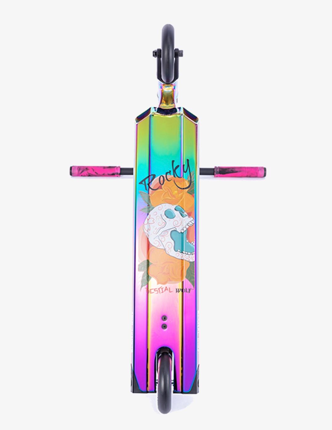 Scooter Bestial Wolf PRO ROCKY R12 - Rainbow