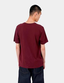 Camiseta Carhartt POCKET - Granate