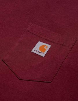 Camiseta Carhartt POCKET - Granate