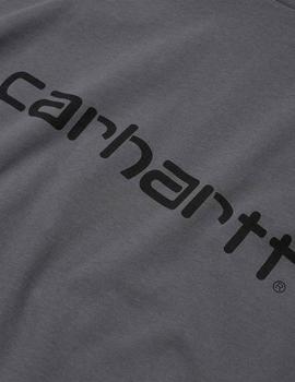 Camiseta Carhartt SCRIPT - Husky/Black